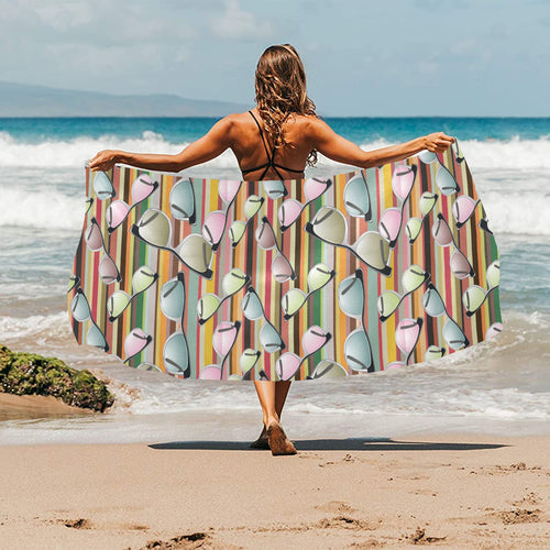 Sun Glasses Pattern Print Design 02 Beach Towel