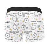 Siberian Husky design pattern Men's All Over Print Boxer Briefs Men's Underwear