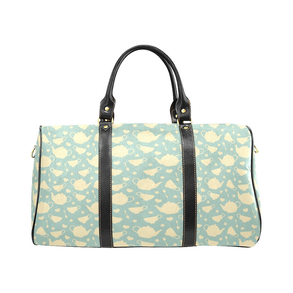Tea pots Pattern Print Design 02 Travel Bag