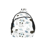 Hand drawn space elements space rocket star planet All Over Print Chest Bag