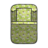 Jack Russel Pattern Print Design 01 Car Seat Back Organizer
