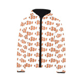 Clown Fish Pattern Print Design 05 Kids' Boys' Girls' Padded Hooded Jacket