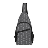 Engine Piston Black Background Pattern Design 02 All Over Print Chest Bag