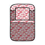 Lips Pattern Print Design 05 Car Seat Back Organizer