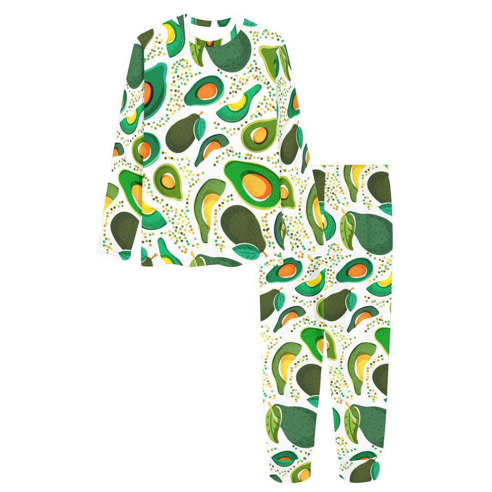 Avocado design pattern Women's All Over Print Pajama Set