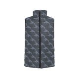 Swordfish Pattern Print Design 03 Women's Padded Vest