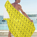 Duck Pattern Print Design 02 Beach Towel
