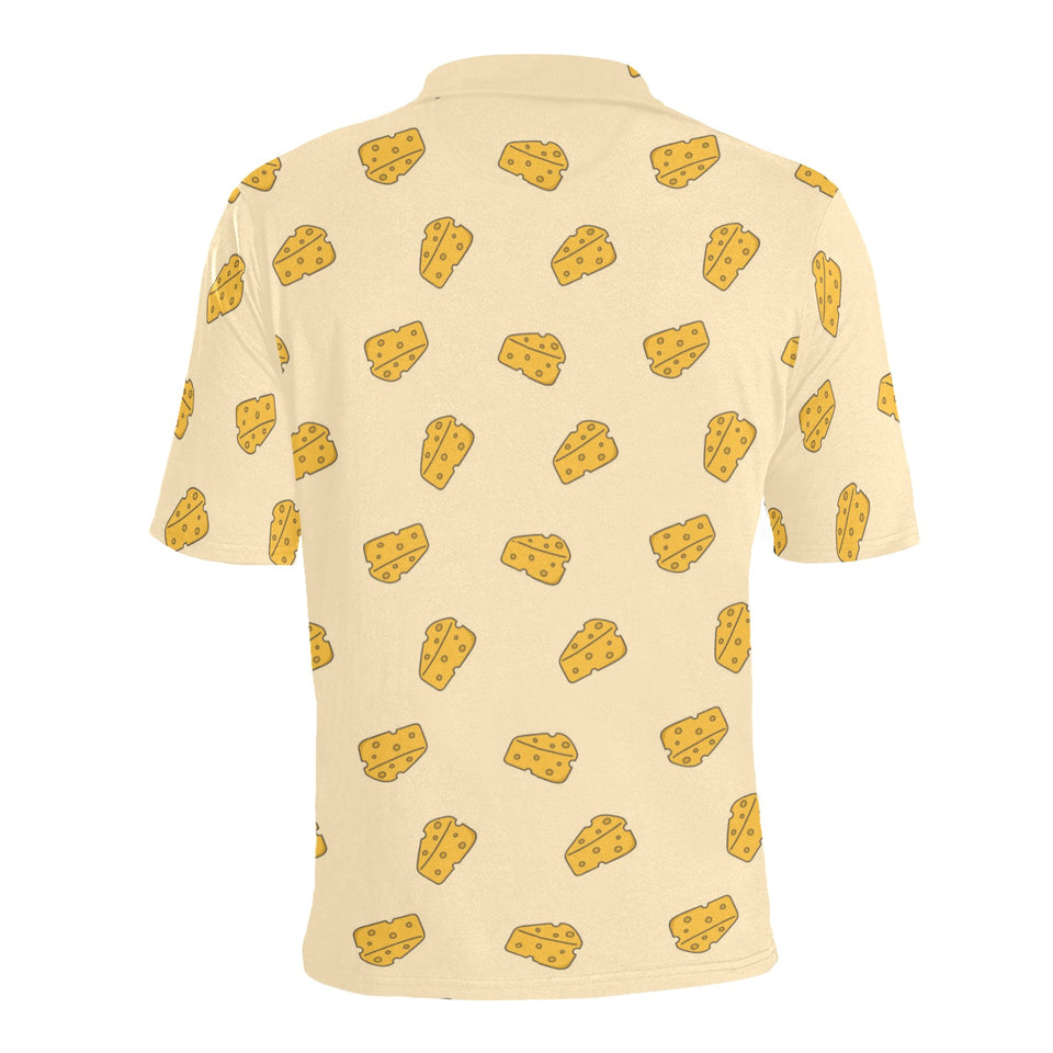 Cheese pattern Men's All Over Print Polo Shirt