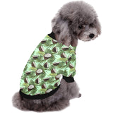 Coconut Pattern Print Design 02 All Over Print Pet Dog Round Neck Fuzzy Shirt