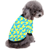Duck Pattern Print Design 04 All Over Print Pet Dog Round Neck Fuzzy Shirt