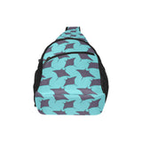Stingray Pattern Print Design 02 All Over Print Chest Bag