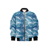 Shark hand drawn Kids' Boys' Girls' Bomber Jacket