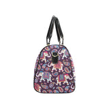 Elephant indian style ornament pattern Travel Bag