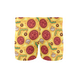 Pizza texture pattern Men's Swimming Trunks