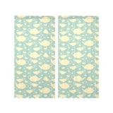 Tea pots Pattern Print Design 02 Gauze Curtain