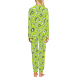 Slices of Lime design pattern Women's All Over Print Pajama Set