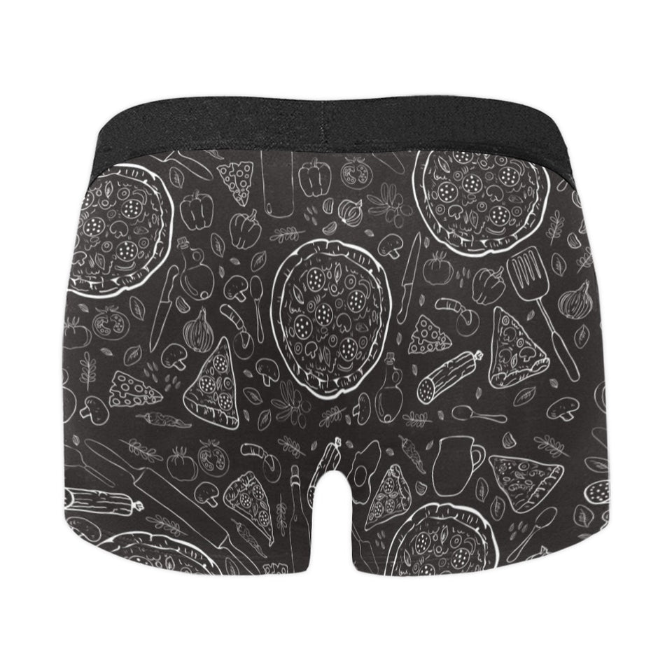 Pizza pattern Men's All Over Print Boxer Briefs Men's Underwear