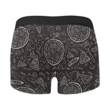 Pizza pattern Men's All Over Print Boxer Briefs Men's Underwear