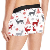 Deer tree snowflakes chrismas pattern Men's All Over Print Boxer Briefs Men's Underwear