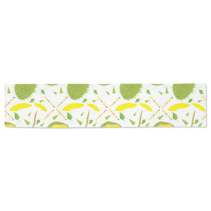 Durian pattern background Table Runner