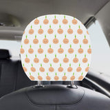 cute onions smiling faces Car Headrest Cover