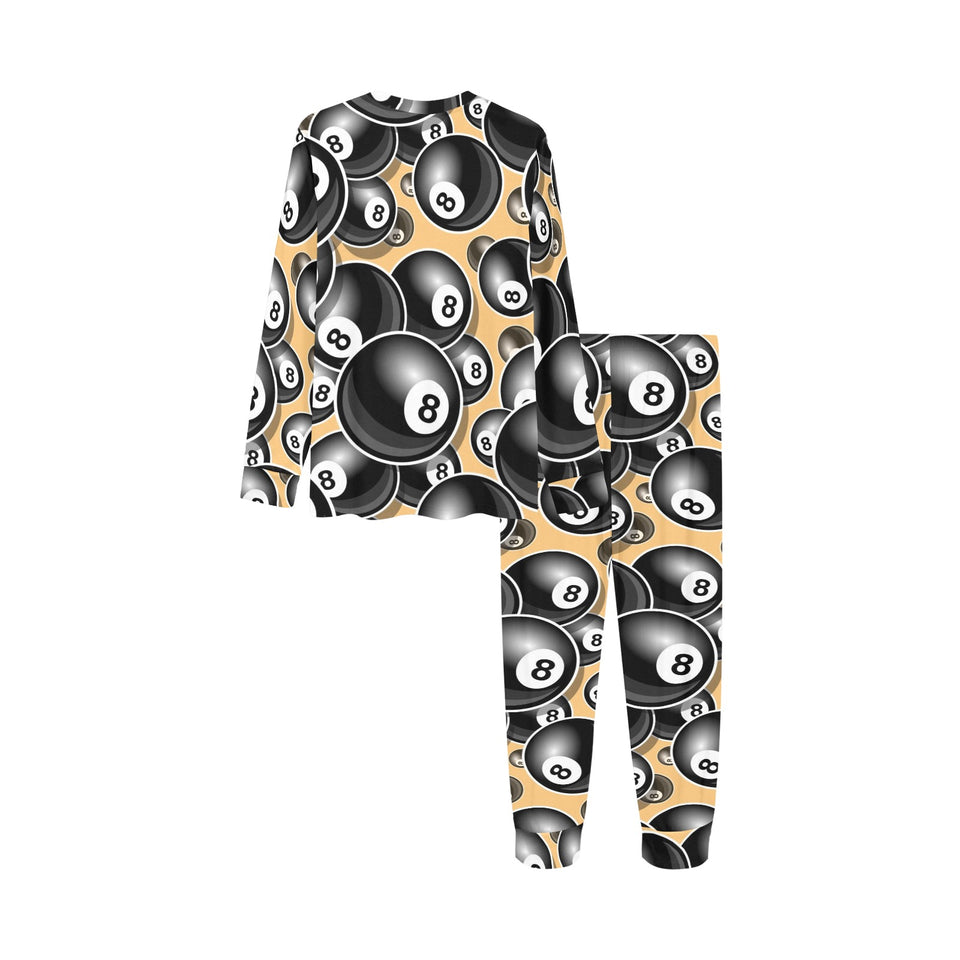 Billiard Ball Pattern Print Design 04 Kids' Boys' Girls' All Over Print Pajama Set
