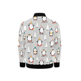 Cute Penguin christmas pattern Kids' Boys' Girls' Bomber Jacket