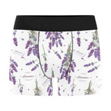 lavender flower design pattern Men's All Over Print Boxer Briefs Men's Underwear