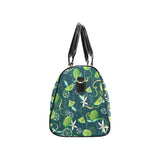 Lime ice flower pattern Travel Bag