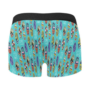 Surfboard Pattern Print Design 05 Men's All Over Print Boxer Briefs Men's Underwear