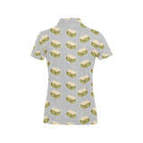 Sandwich Pattern Print Design 05 Women's All Over Print Polo Shirt