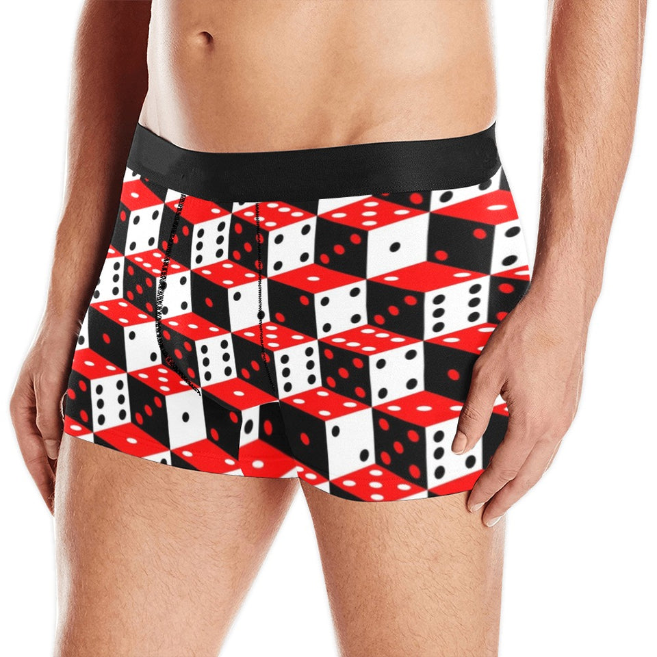 Dice Pattern Print Design 02 Men's All Over Print Boxer Briefs Men's Underwear