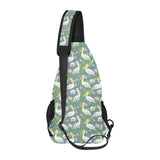 Pelican Pattern Print Design 04 All Over Print Chest Bag