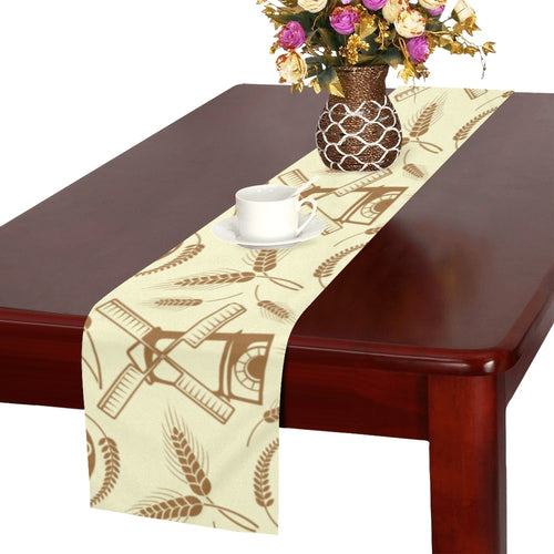 Windmill Wheat pattern Table Runner