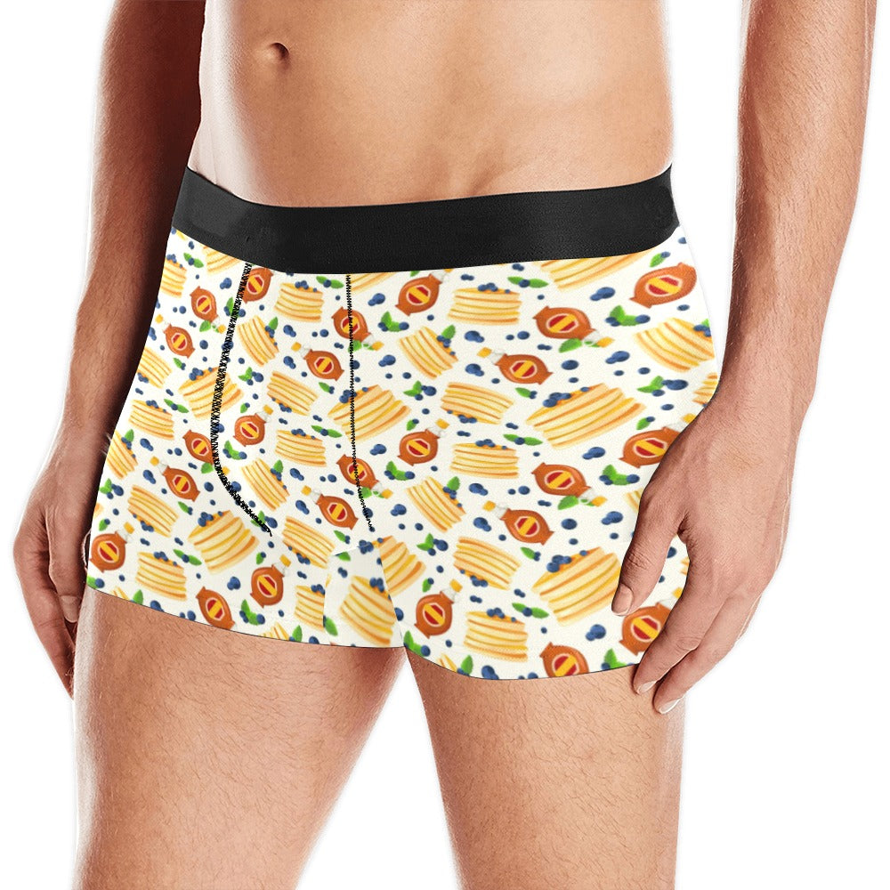 Pancake Pattern Print Design 02 Men's All Over Print Boxer Briefs Men's Underwear