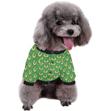 Horseshoes Pattern Print Design 05 All Over Print Pet Dog Round Neck Fuzzy Shirt