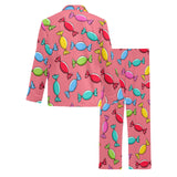 Colorful wrapped candy pattern Men's Long Pajama Set