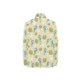 Seahorse shell starfish pattern background Women's Long Sleeve Polo Shirt