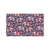 Elephant indian style ornament pattern Doormat