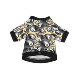 Billiard Ball Pattern Print Design 04 All Over Print Pet Dog Round Neck Fuzzy Shirt