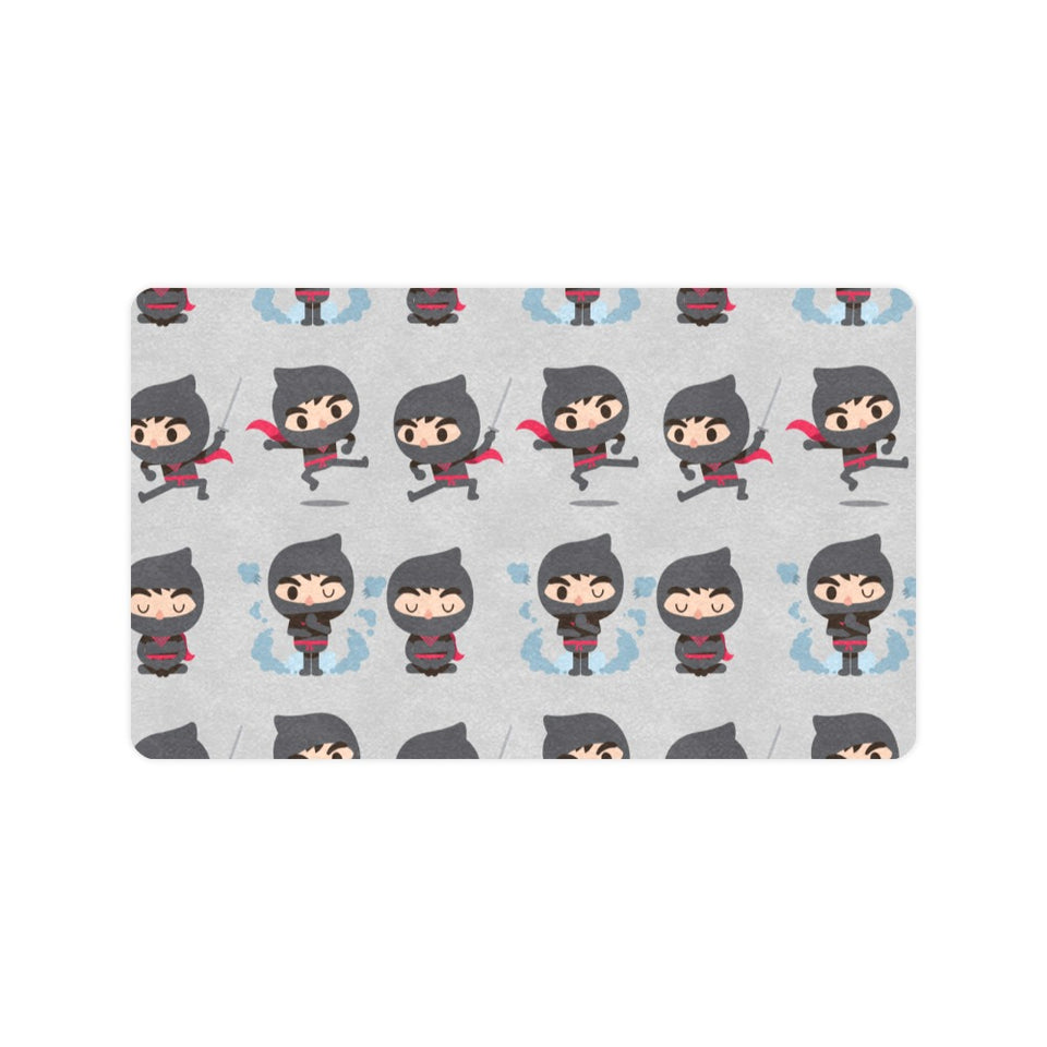 Cute ninja pattern Doormat
