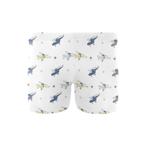 Cute helicopter star pattern Men's Swimming Trunks