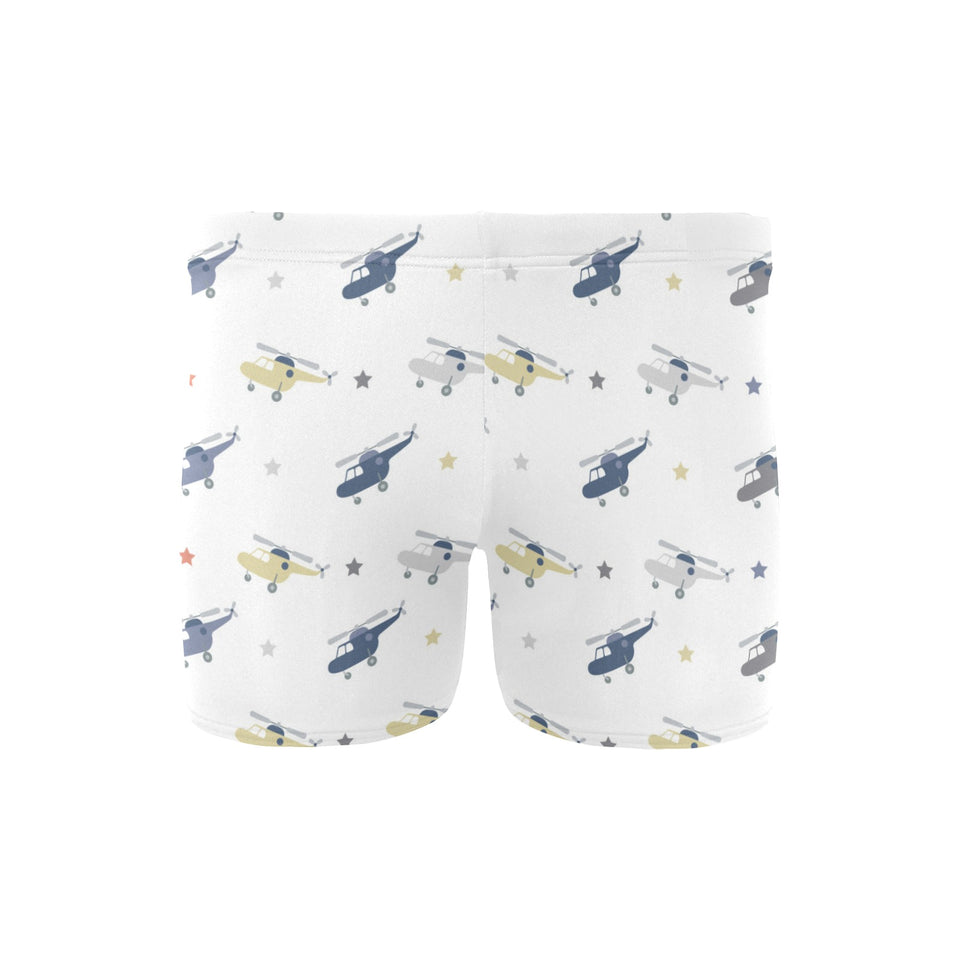 Cute helicopter star pattern Men's Swimming Trunks