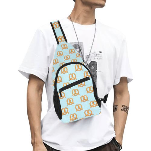 Pretzels Pattern Print Design 03 All Over Print Chest Bag