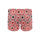 Casino Cards Suits Pattern Print Design 03 Men's Swimming Trunks