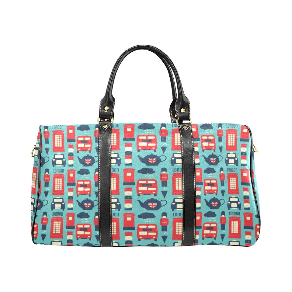 British Pattern Print Design 04 Travel Bag