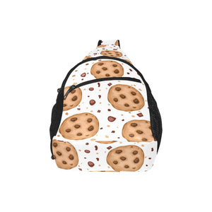 chocolate chip cookie pattern All Over Print Chest Bag