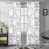 Rabbit cloud Pattern Gauze Curtain
