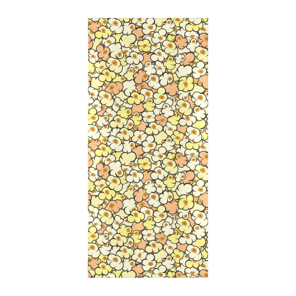 Popcorn Pattern Print Design 03 Beach Towel