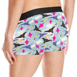 Stingray Pattern Print Design 01 Men's All Over Print Boxer Briefs Men's Underwear